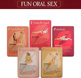 Sexual Position Poker - Foreplay Card Game for Couples - Date Night Fun to Enhance Intimacy - Bedroom Battle (Oral Sex)