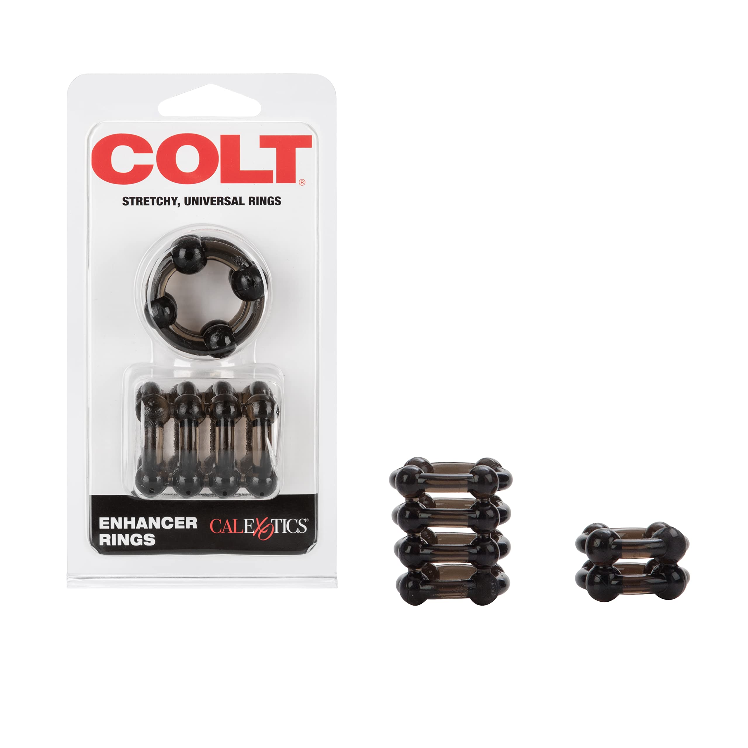California Exotics Colt Enhancer Rings, Smoke