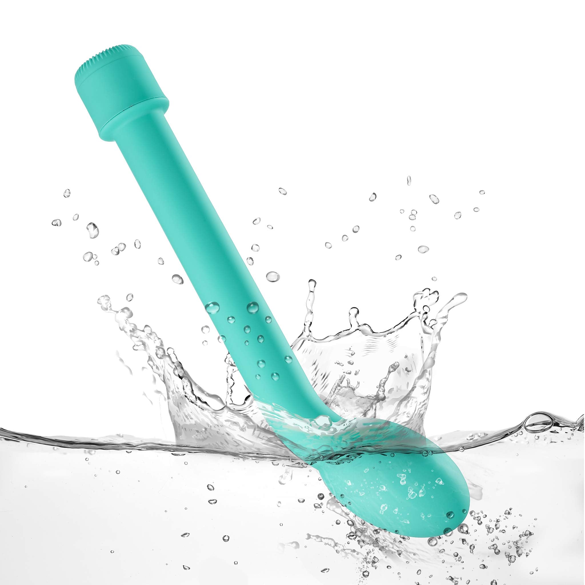 Cloud 9 Novelties Smooth Angled Tip G Spot Vibrator (Teal)