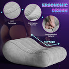 Gunwai Sex Pillow Couples Sex Toys, Sex Furniture for Bedroom Inflatable Lounge Sex Chair, Sex Wedge Sex Sofa Bedroom, Velvety A