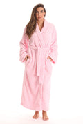 Just Love Kimono Robe Long Bath Robes for Women 6813-PNK-L
