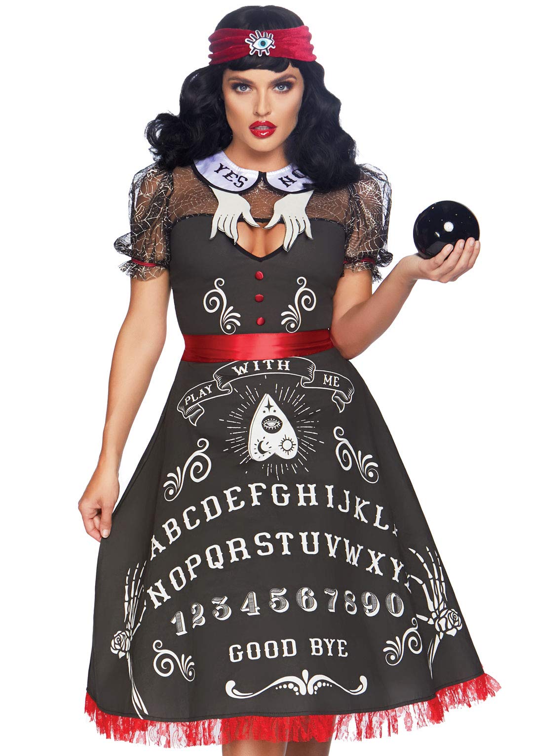 Leg Avenue 2 Pc Spooky Board Beauty, Incl Black Color