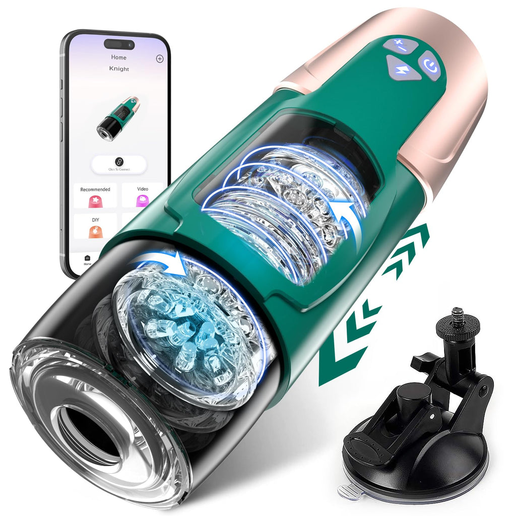Sex Toys for Men Male Masturbator - Automatic Male Sex Toy with 7 Thrusting & Rotating Modes, Electric Pocket Pussy for Male Mas