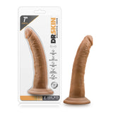 Dr. Skin - 7In Cock W/Suc Cup Mocha