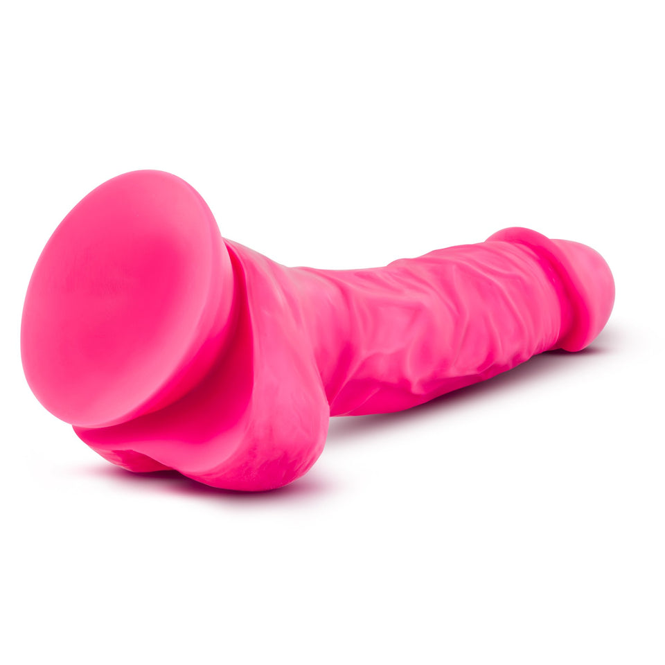 Blush Novelties Ruse 7.5 Inch Silicone Dildo, Thick, Girthy, Suction Cup, Strap On Harness Compatible, Sex Toy For Women