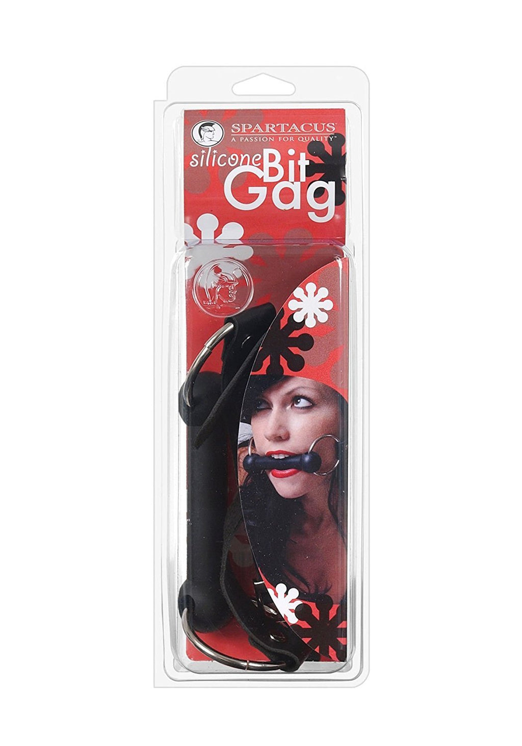 Spartacus Silicone Bit Gag, Black