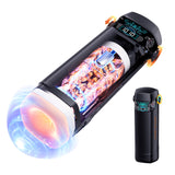 Automatic Male Masturbator, Sex Toys for Men, Adult Toys Penis Pump with 10 Thrusting & 10 Vibration & 15 Thrusting Speeds, Blow