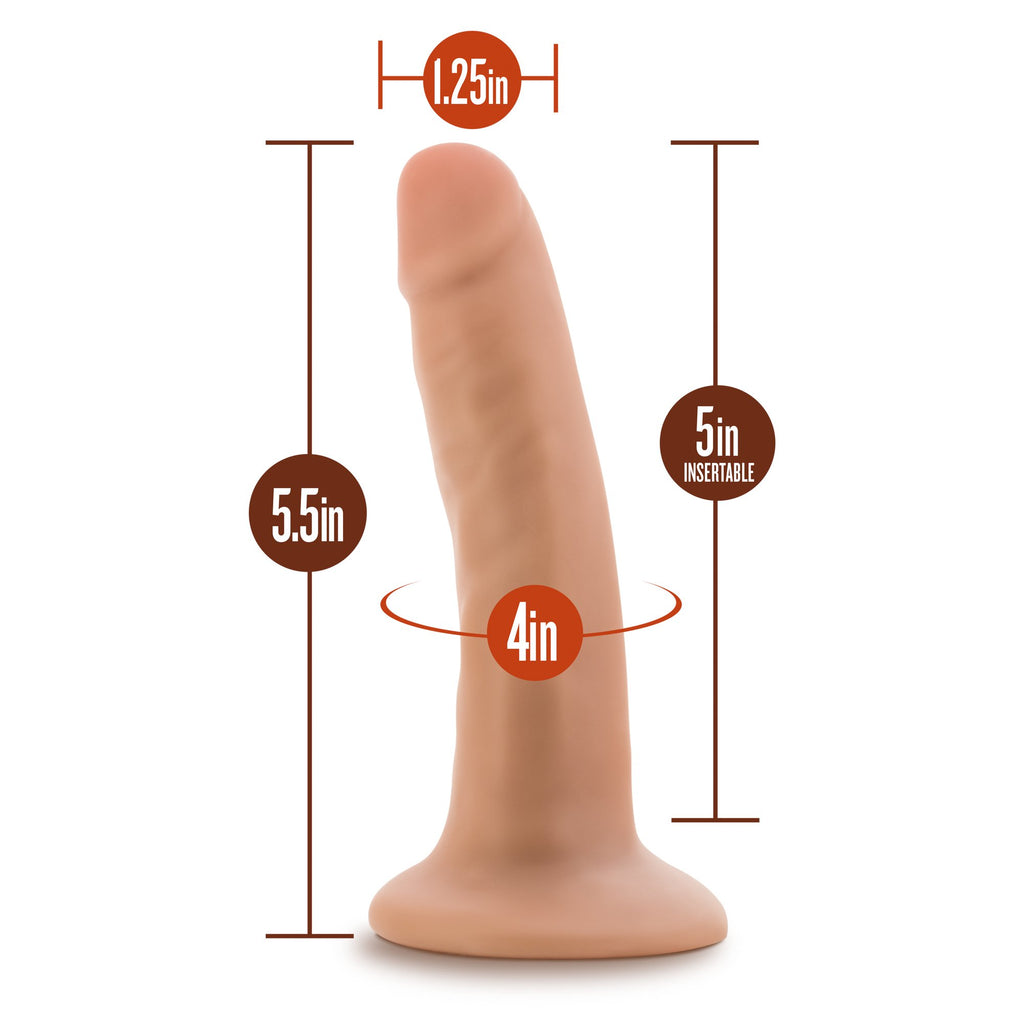 Blush Novelties, 5.5 Inch Pegging Anal Strap On Tiny Cock