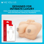 Me You Us Flower Design Nipple Chain
