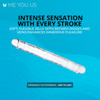 Me You Us Ultracock 15In Jelly Dbl Clear
