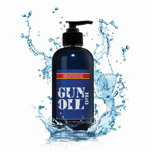 Gun Oil Water Based Lube 16 Ounce Premium Personal Lubricant, Long Lasting Non Staining Toy Safe Paraben Free Intimate Lubes For