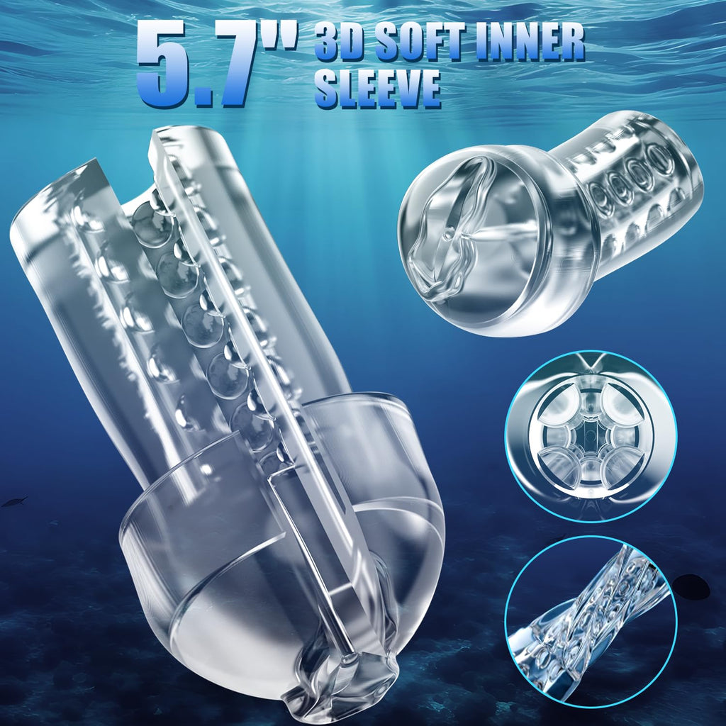 Penis Pump Male Sex Toys - ACUMUM Electric Sex Toys for Men Penis Extender with DIY App, Penis Pumps Enlarger, Dick Pussy Penile