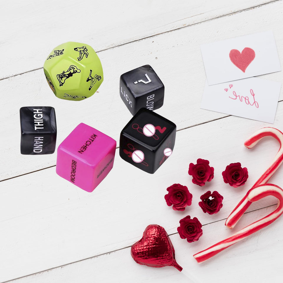 Rabrgab Couples Sex Toys Sex Dice, Adult Sex Toys & Games for Couples, Night Dice Couples Gift - Valentines Day Erotic Toys Jugu