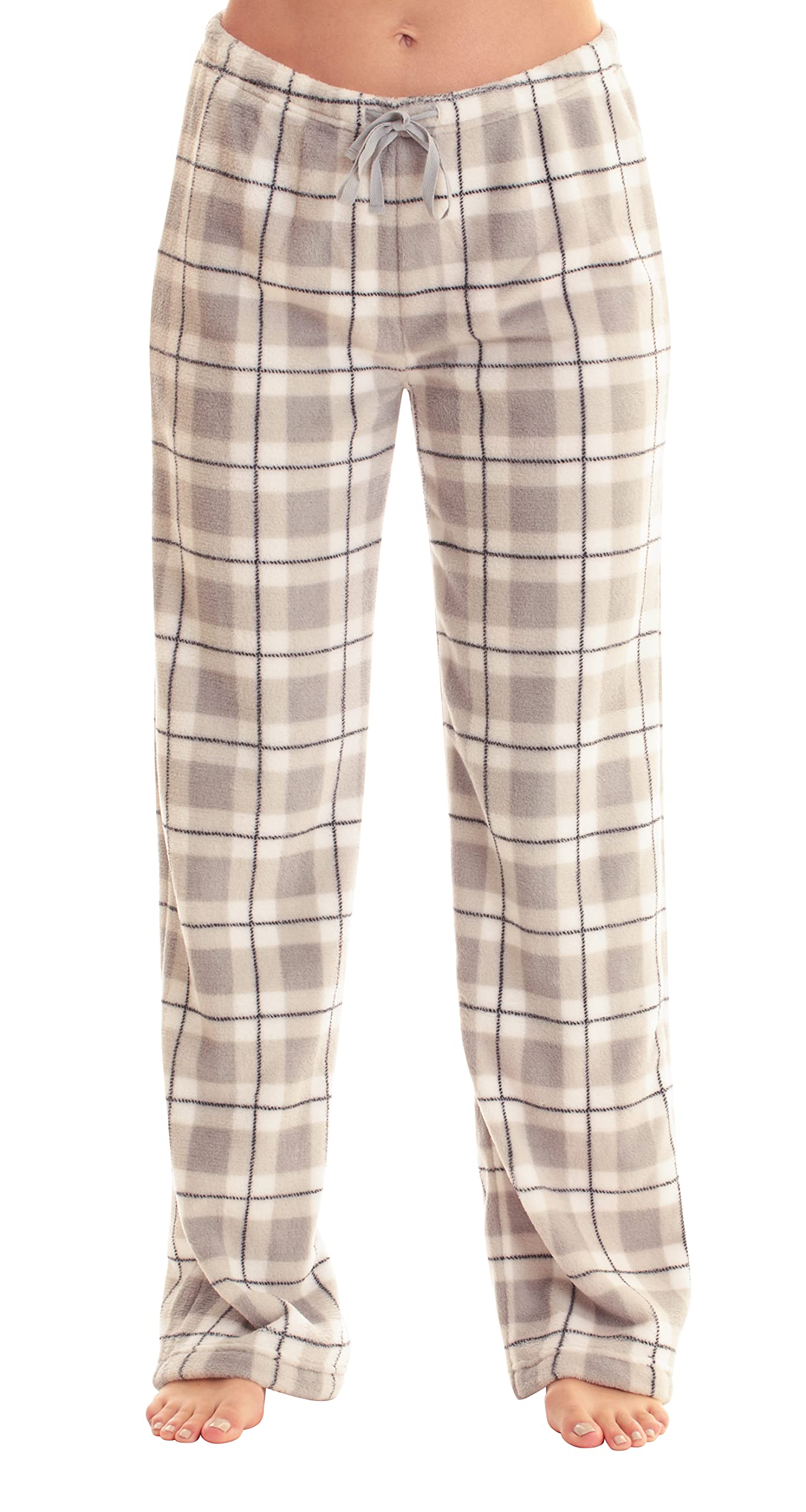 Just Love Womens Plush Pajama Pants 6339-10018-GRY-2X