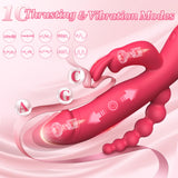 Thrusting Dildo Vibrator Sex Toy for Women, Anal G Spot Vibrators Adult Sex Toys with 10 Powerful Thrusting & Vibration Modes Up