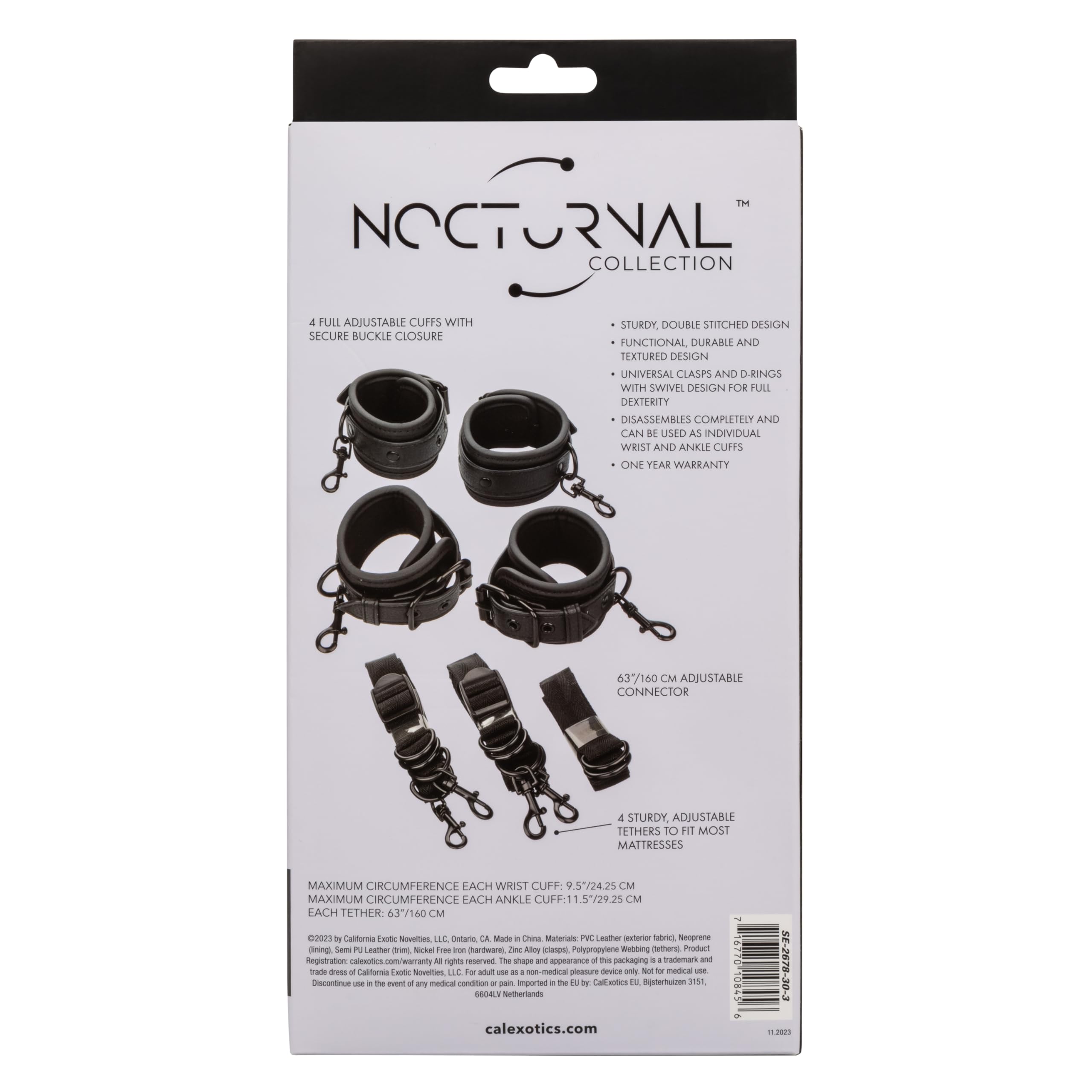 Nocturnal Bed Restraints
