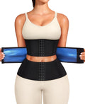 Junlan Sweat Waist Trainer for Women Sauna Waist Trainer for Working Out(Blue,Small)