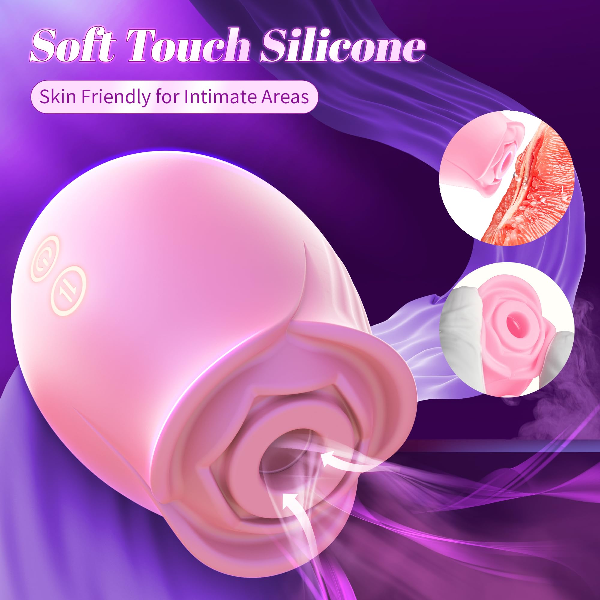 Big Shocked Vibrator Sucking Vibrator Rose Sex Toy Sex Toys Vibrater Adult Toys for Women Adult Sex Toys Rose Adult Toy 9 Vibrat