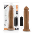 Blush Novelties Dr. Skin 9.5 Inch Realistic Vibrating Dildo with Suction Cup, Sex Toy for Women, Sex Toy for Adults, Mocha