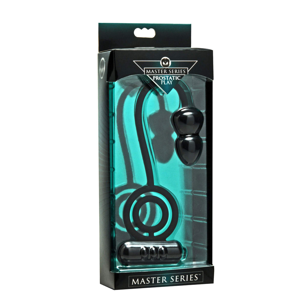 Master Series Prostatic Play Voyager 1 Vibrating Cock Ring And Anal Plug