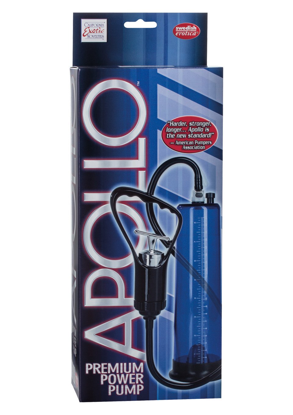 California Exotic Novelties Apollo Premium Power Pumps, Blue