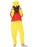 QSTYLE Adult Animal Onesie Halloween Costume,One Piece Cosplay Suit for Women and Men