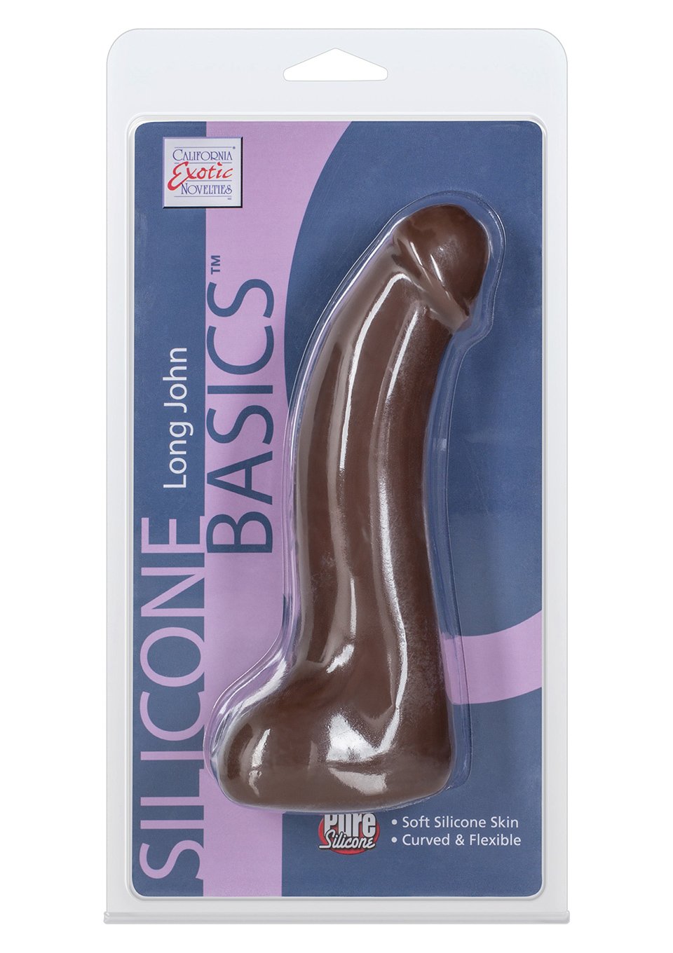 California Exotic Novelties Silicone Basics Long John, Pink