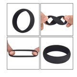 TCSR 6 Different Size Cock Rings - Medical Grade Soft Silicone Penis Rings - Better Sex