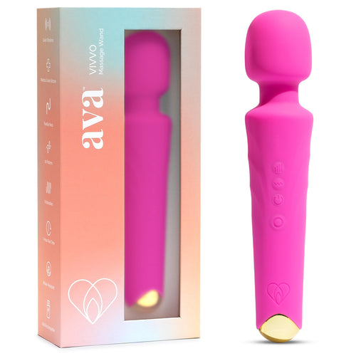 Ava Vibrator Wand Sex Toys [Clit Stimulator Vibrators] Vibrator for Woman | Sex Toy | Gifts for Women | 20 Patterns & 8 Speeds o