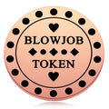 Naughty Valentine 's Day Tokens - Blowjob Token - Blow Job Coin - Sex Gifts for Men - Funny Gift for Husband or Boyfriend