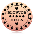 Naughty Valentine 's Day Tokens - Blowjob Token - Blow Job Coin - Sex Gifts for Men - Funny Gift for Husband or Boyfriend