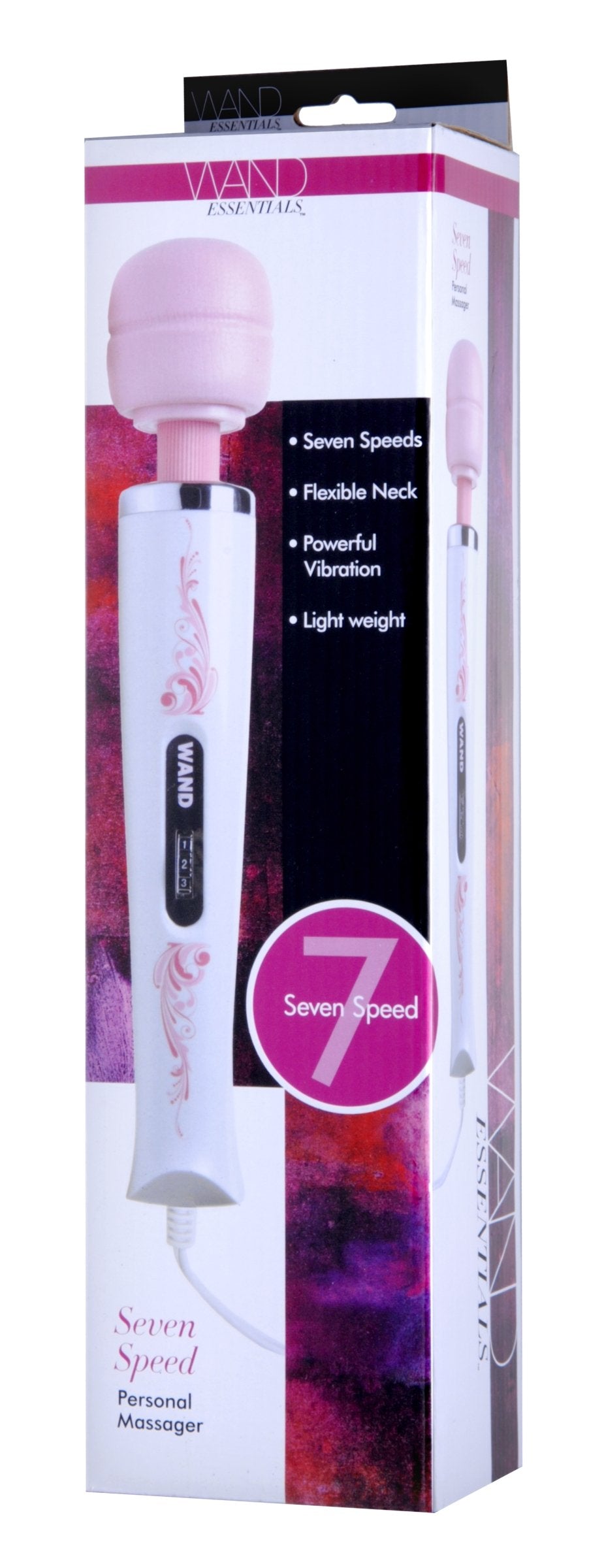 Wand Essentials 7 Speed Wand Massager, Pink