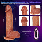 Realistic Dildo Thrusting Vibrator Sex Toys for Women, 9.3 '' Vibrating Dildo Vibrator with 9 Telescope & Vibrations Modes, G-Sp