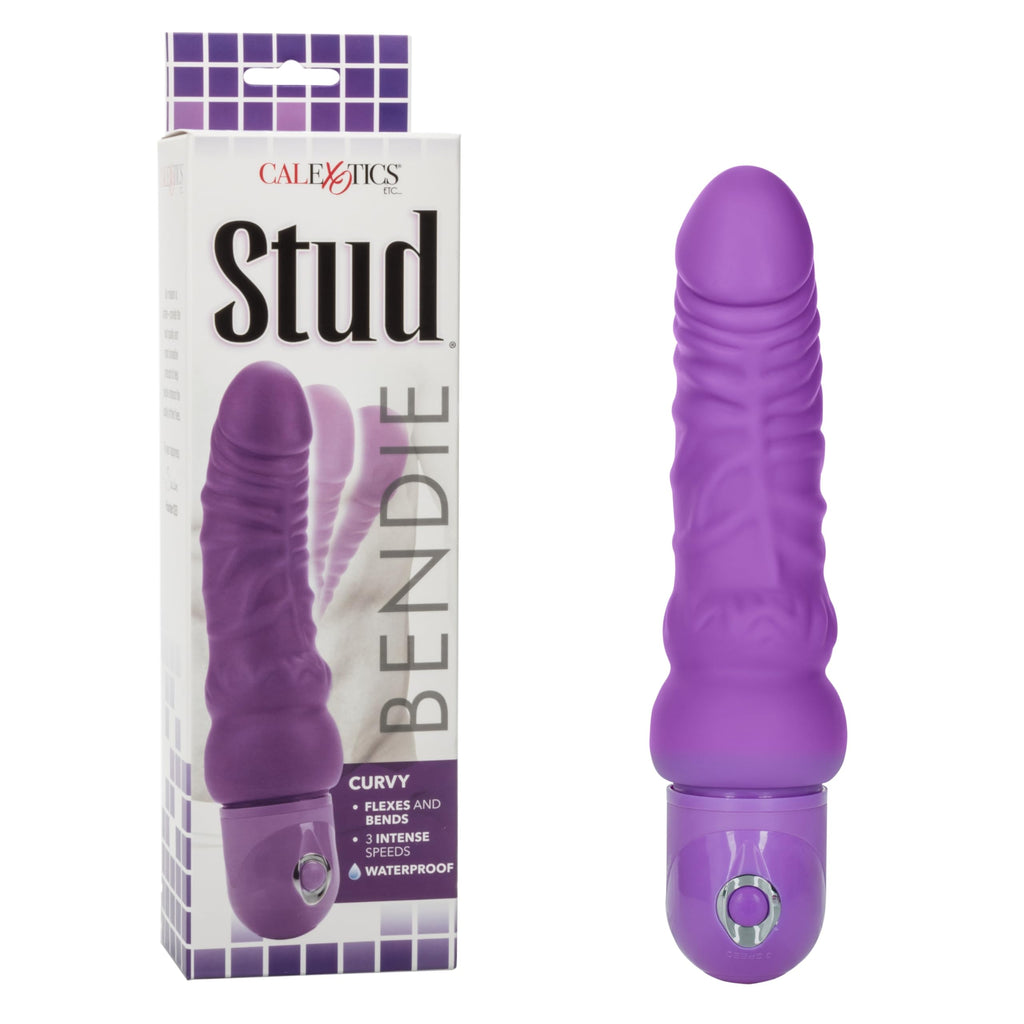 California Exotics Bendie Power Stud Curvy, Purple