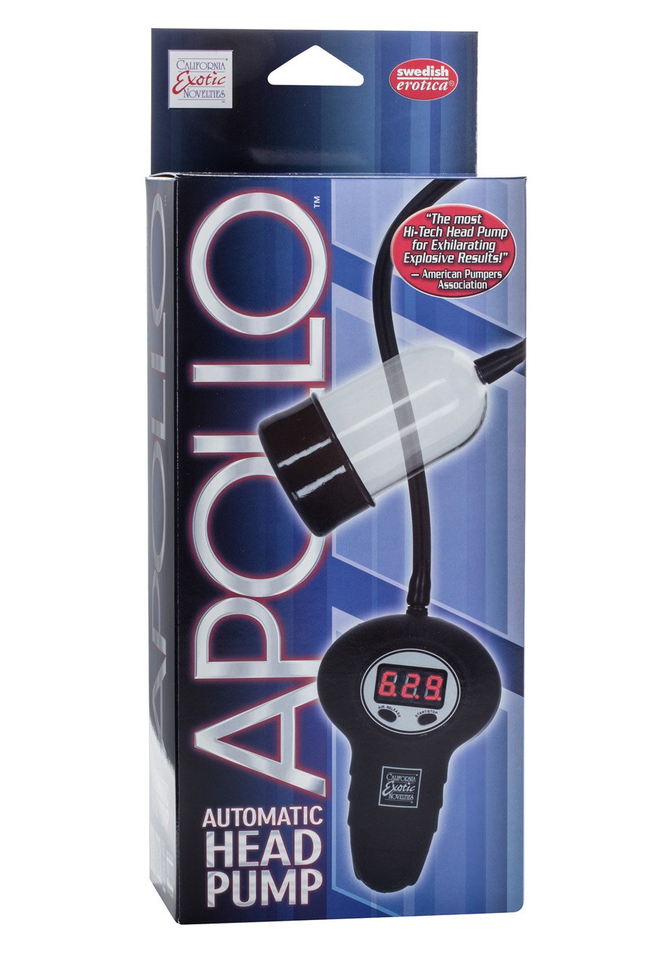 California Exotic Novelties Apollo Automatic Head Pump, Clear