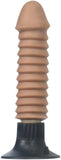 (D) Skinsations Screwed Vibrat Dildo W/Suction Cup 6 ''