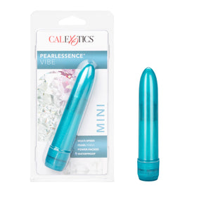 California Exotics Mini Pearlessence Multi-Speed Vibrator, Sky Blue, 4.5''