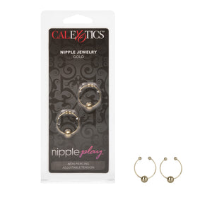 California Exotics Nipple Rings, Gold