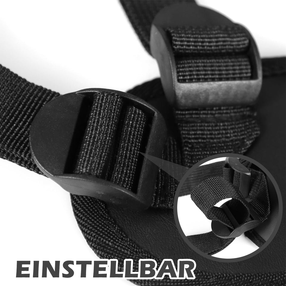 Adjustable Strap On Dildo Harness for Women,Strapless Wearable Panties Sex Toys for Lesbian Couple (Black)