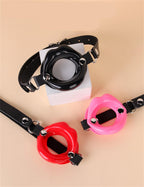 Sm Props Silicone Soft Mouth Shape Mouth Plug Forced Opening Mouth Gag Adult Sex Toy
