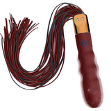 Sex Toy Vibrating Whip BDSM Leather Restraint Bondage Sex Role Play Training Whip Sex Toy for Couple Flriting and Teaser Whip fo