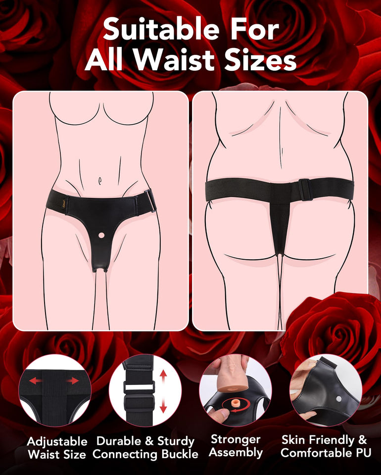 Strap on Dildo Adult Toys - UTIMI Strapon 3 Removable Realistic Silicone Dildos Consoladores Wearable Dildo Pants G-Spot Stimula
