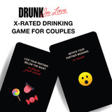 Drunk in Love Couples Drinking Card Game Fun Intimate Date Night Games Relationship Couples Games for Adults 50 Spicy Dare Cards