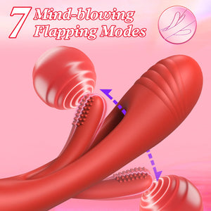 Vibrator Dildo Rabbit Sex Toys -LOVENOTE G Spot Vibrator Massager for Women Clitoral Nipple Stimulation, 3 in 1 Sex Toys with 14