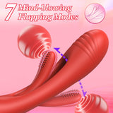 Vibrator Dildo Rabbit Sex Toys -LOVENOTE G Spot Vibrator Massager for Women Clitoral Nipple Stimulation, 3 in 1 Sex Toys with 14