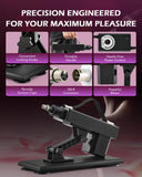 SENSUA Automatic Sex Machine, Dildo Thrusting Machine with 5 Dildos, Extension Bar, & Suction Cup Attachment for Women Men Coupl