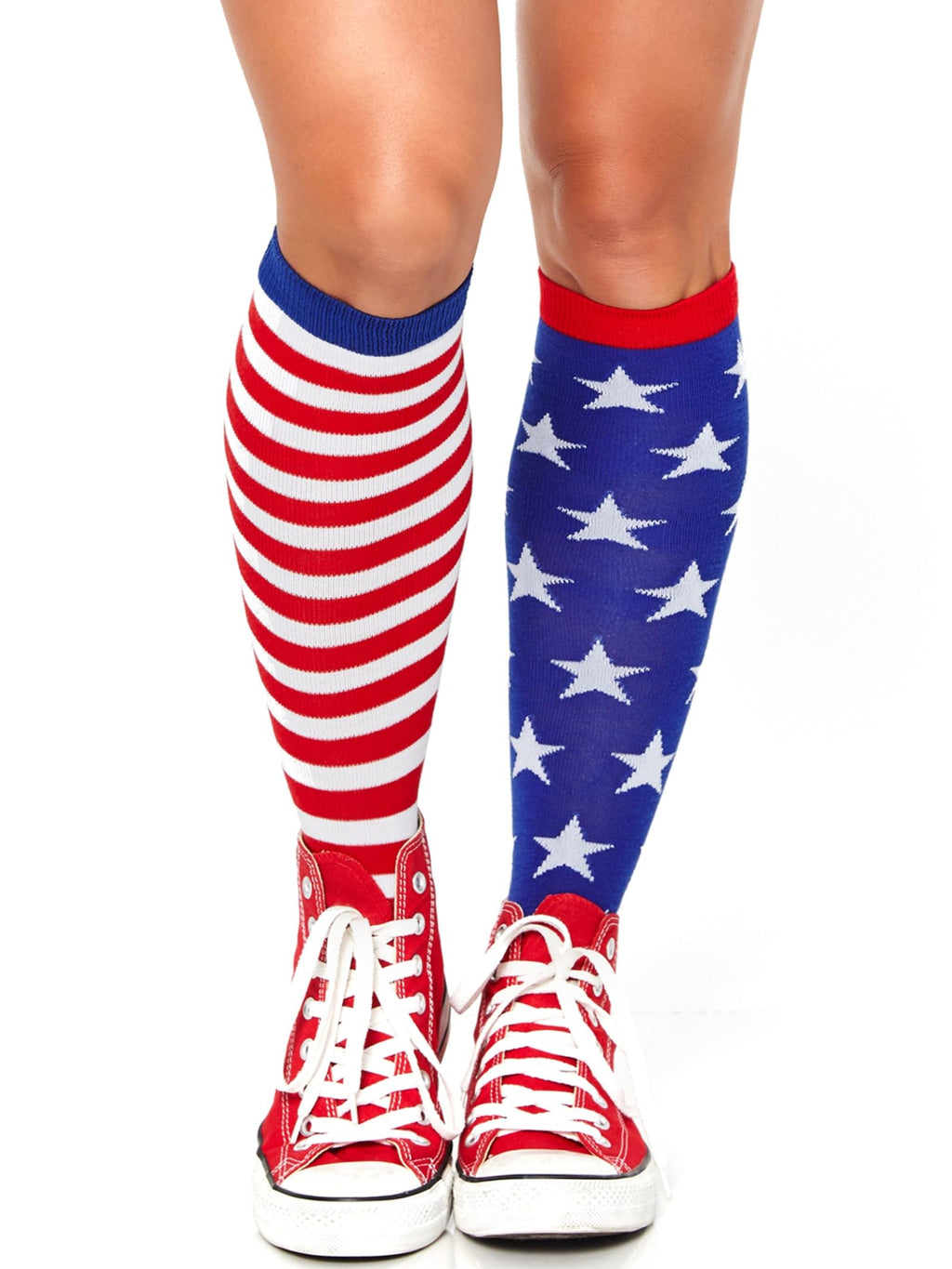 Stars And Stripes Knee Highs. - O/S / Multicolor