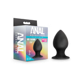 Blush Novelties Anal Adventures Platinum Ultrasilk Silicone Stout Butt Plug - 3 1/4 Inch Large Easy to Clean Smooth Satin Finish