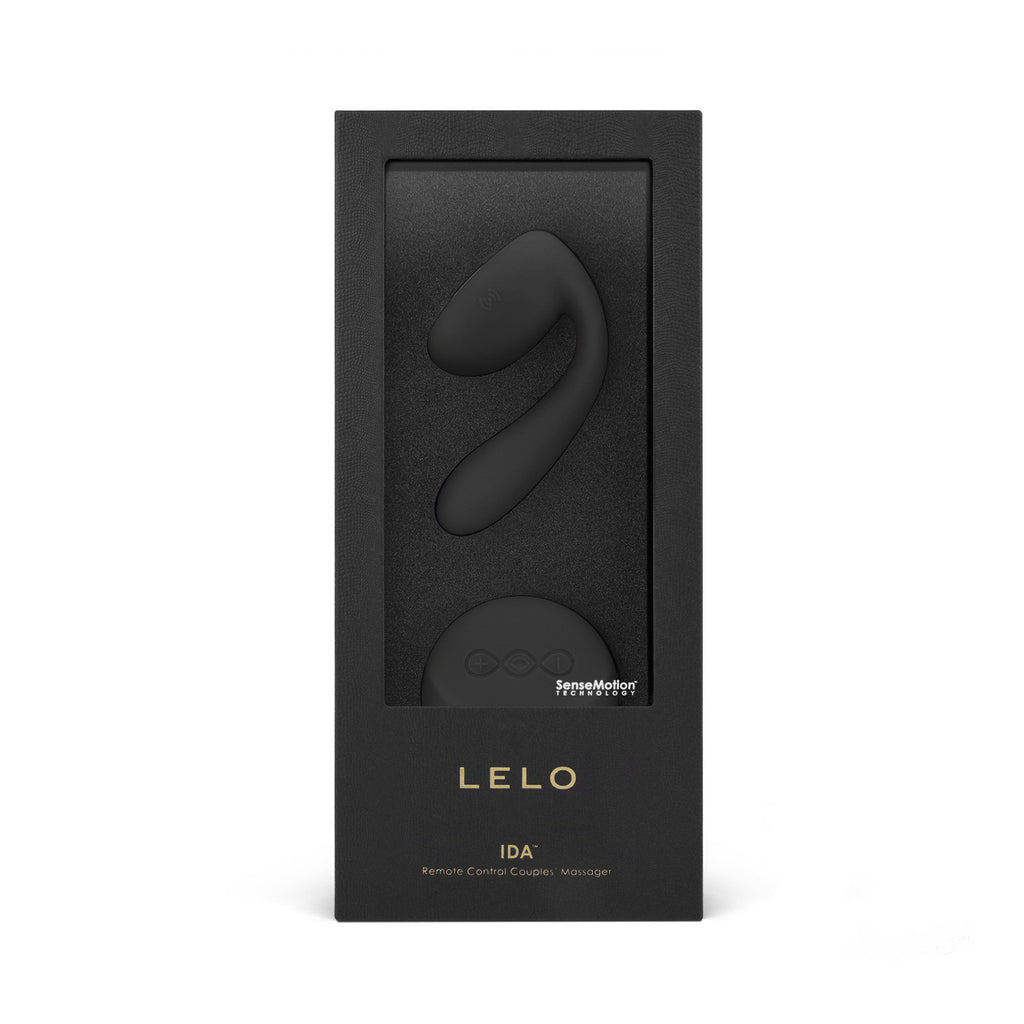 Lelo Ida The World'S First Rotating And Vibrating Remote-Controlled Couples' Vibrator, Black