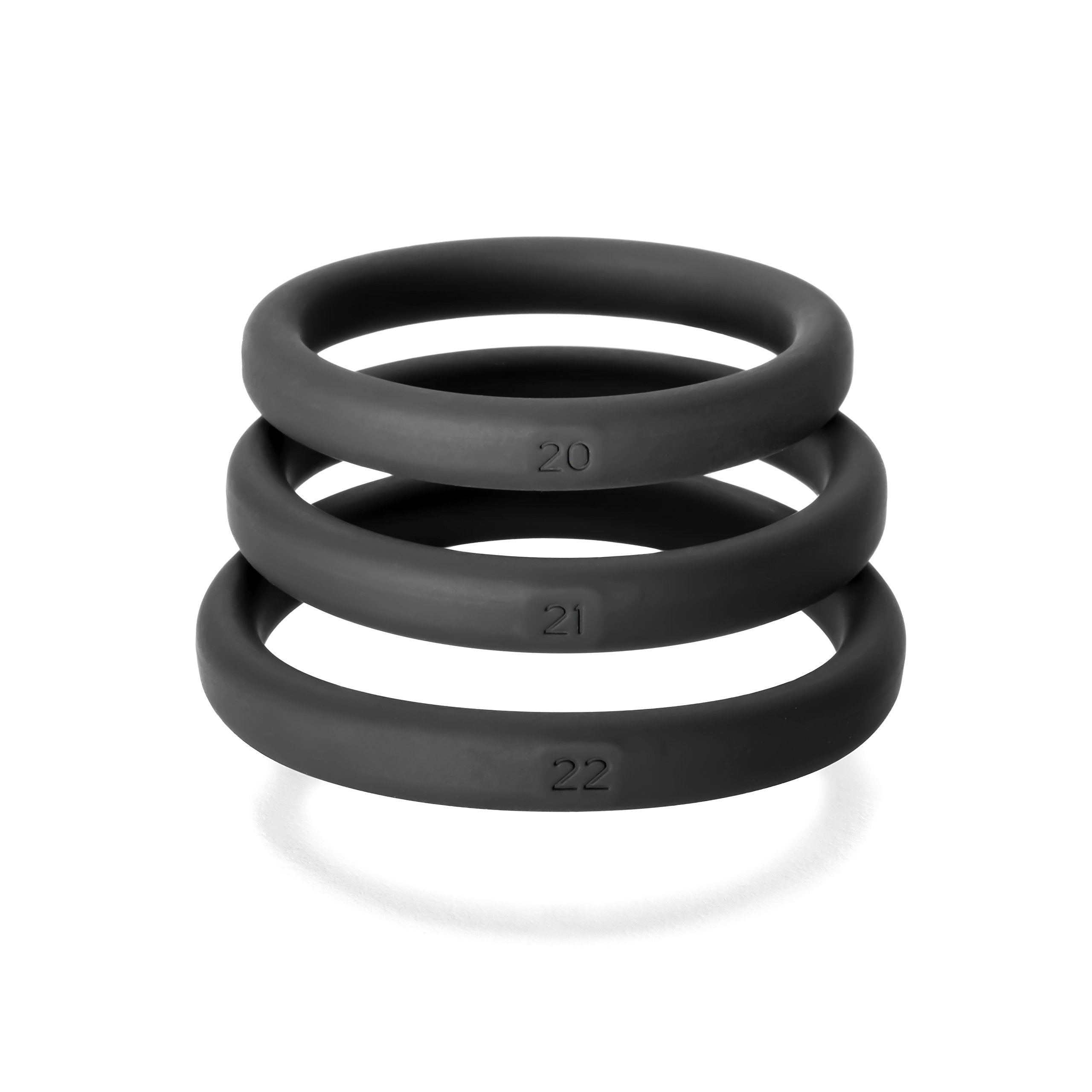 PerfectFit Brand Silicone Rings, 20/#21/#23